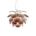 Marset Discocó 68 American Oak - Black Chrome Suspension Lamp | lightingonline.eu