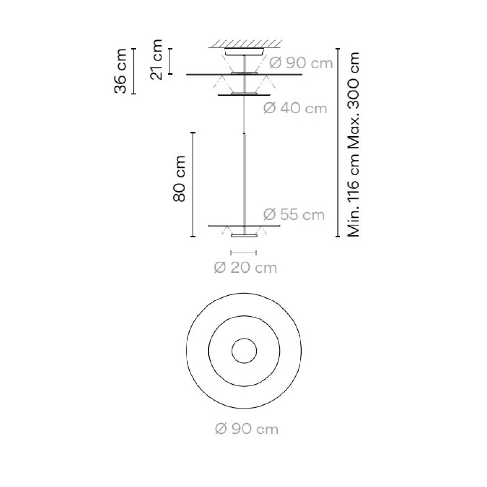 Flat 5930 Suspension Lamp