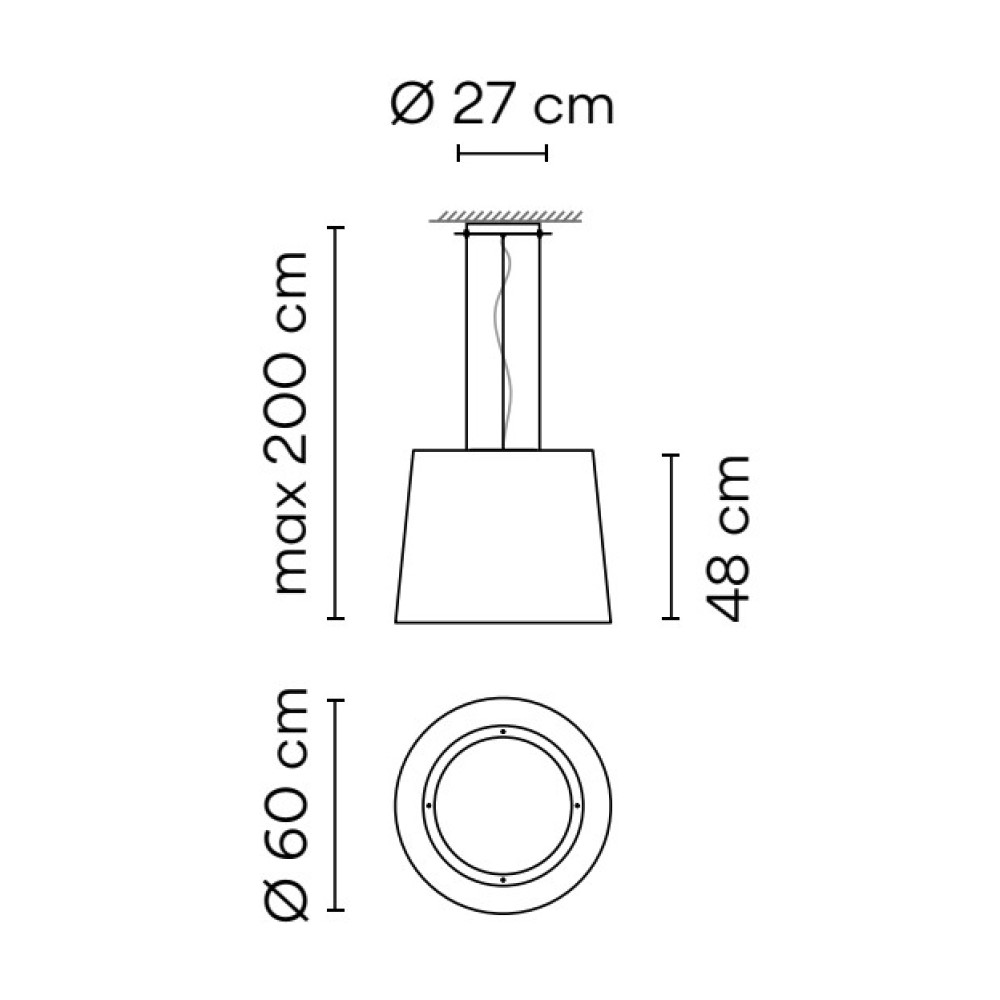 Wind 4077 Outdoor Suspension Lamp