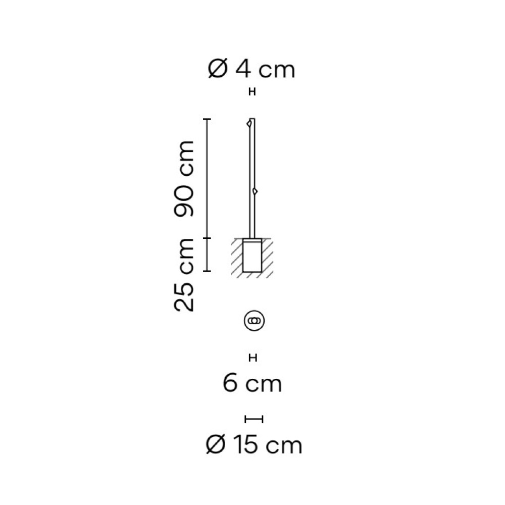 Bamboo 4803 Outdoor Floor Lamp