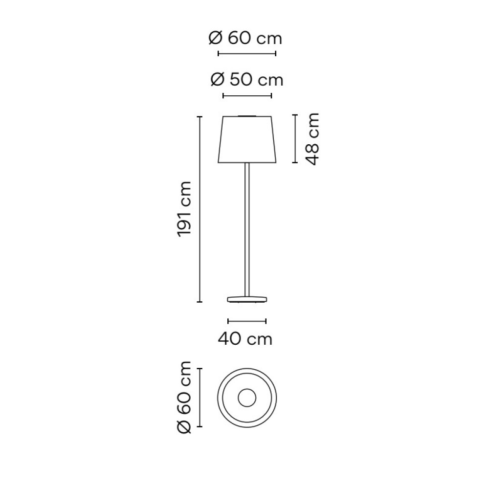 Wind 4057 Outdoor Floor Lamp