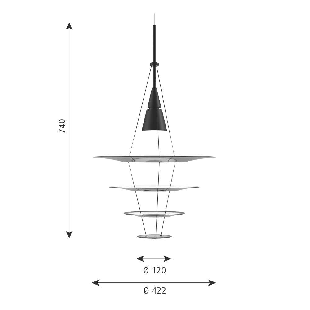 Enigma 425 Suspension Lamp