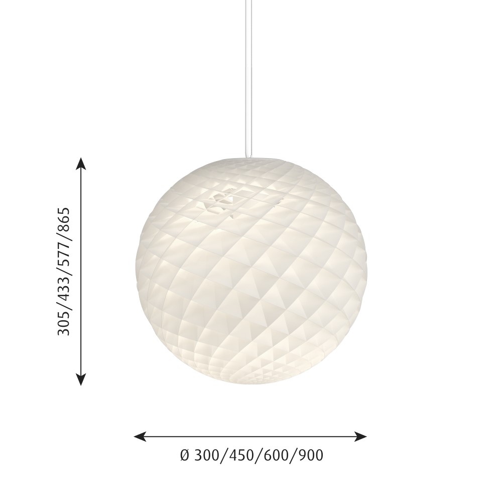 Patera 300 E27 Suspension Lamp