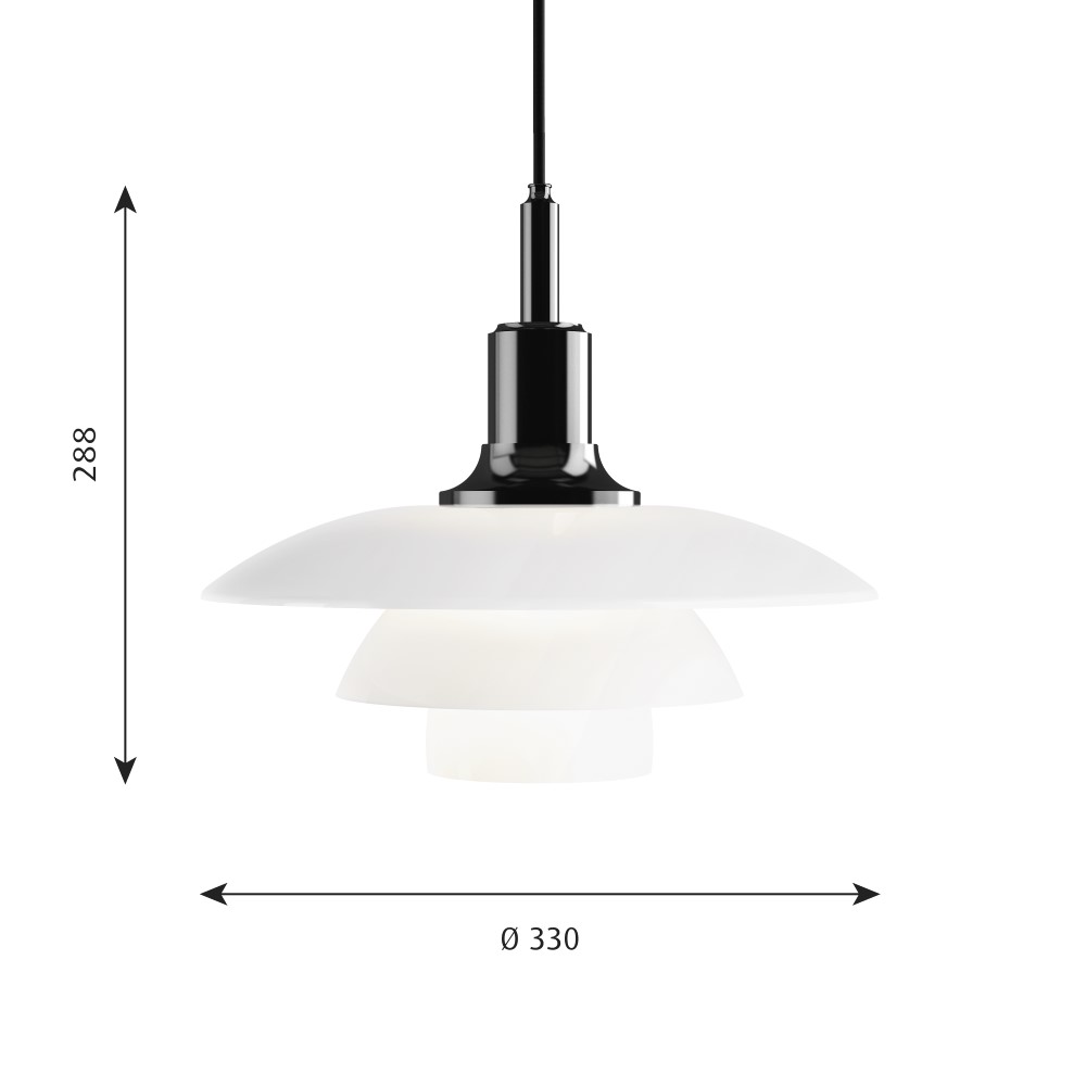 PH 3½-3 Suspension Lamp