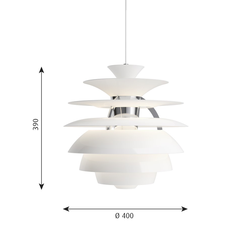 PH Snowball E27 Suspension Lamp