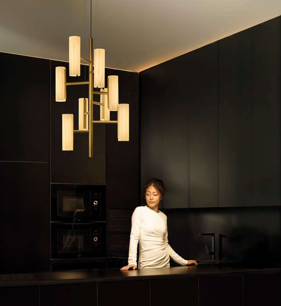 Black Note Chandelier