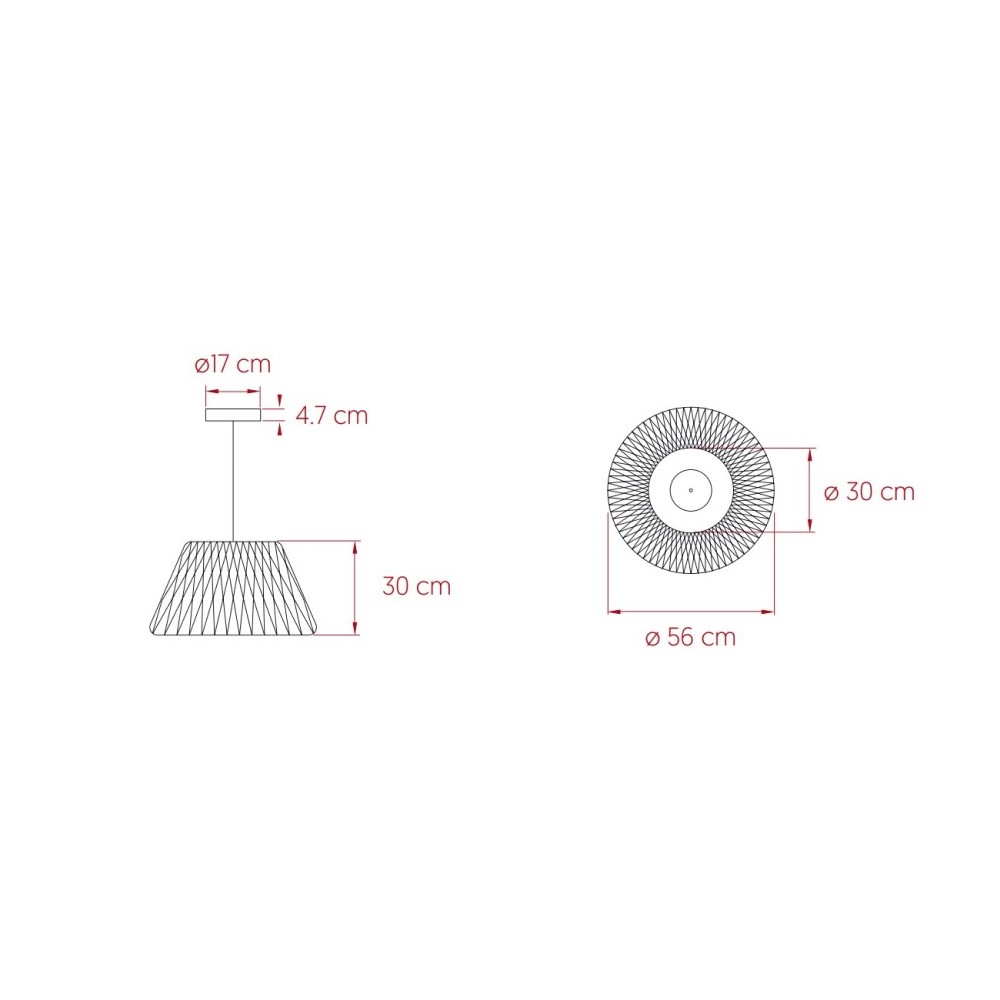 Lola E27 Suspension Lamp