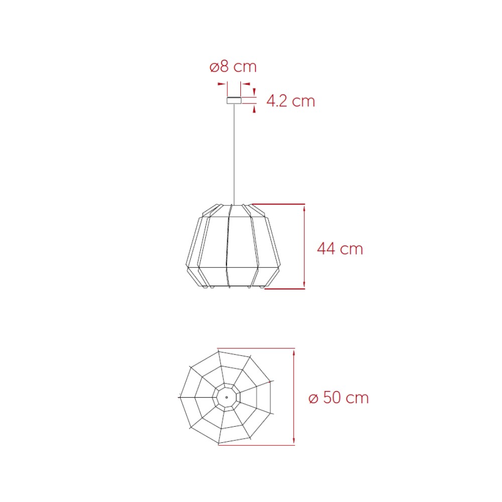 Stitches Bamako Suspension Lamp