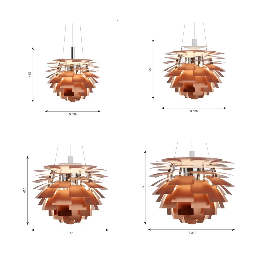 PH Artichoke E27 Suspension Lamp