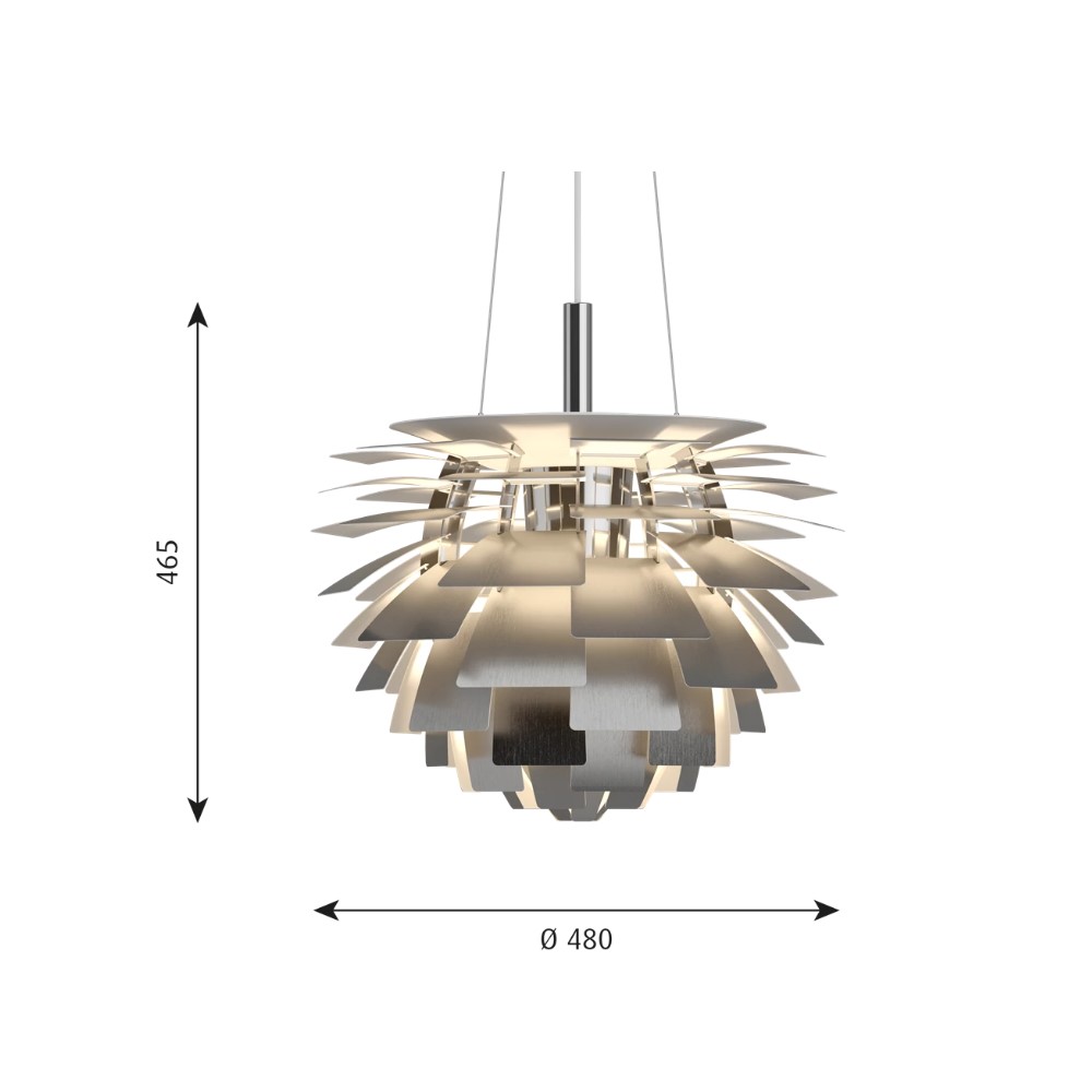 PH Artichoke LED 1800-3000K Suspension Lamp