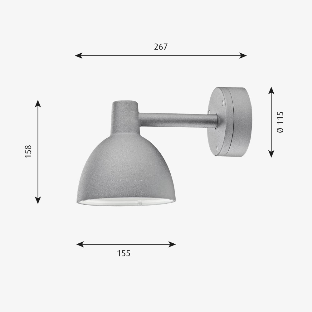 Toldbod 155 Outdoor Wall Light