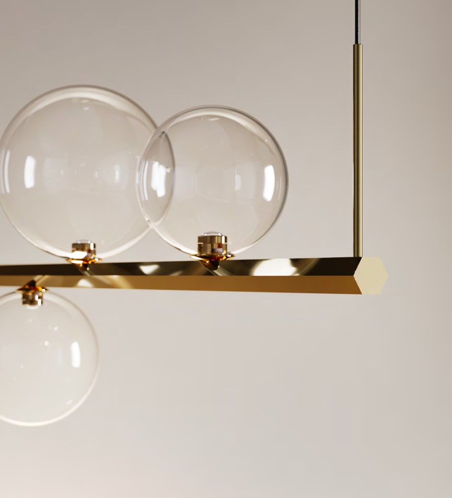 Random Stick Suspension Lamp