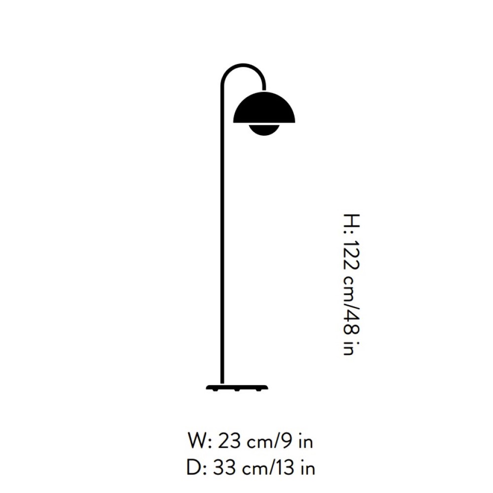 Flowerpot VP12 Floor Lamp