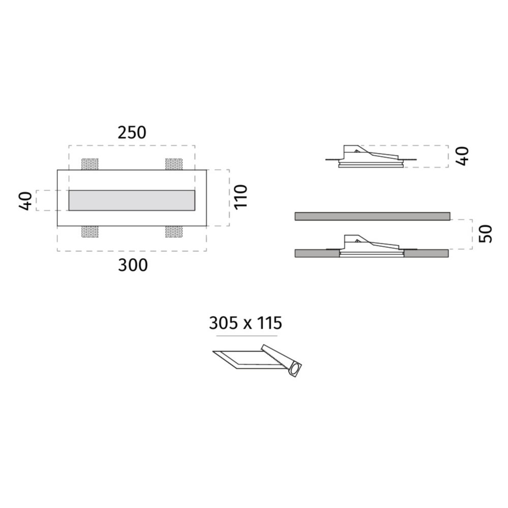 4156 Rago Big Wall Recessed Light