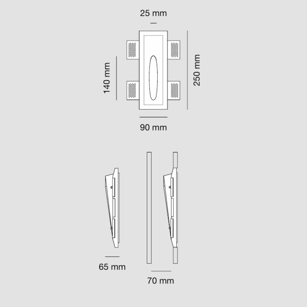 4204B Stic Wall Recessed Light