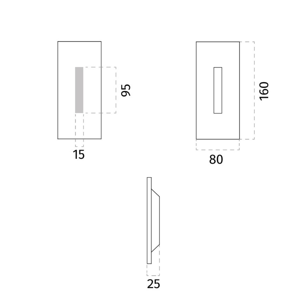 4205F Tosca Big Wall Recessed Light