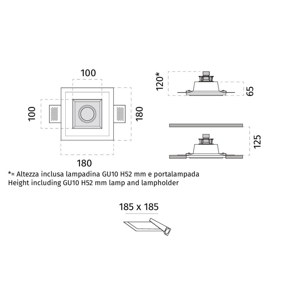 4183 Ofiuco Ceiling Recessed Light