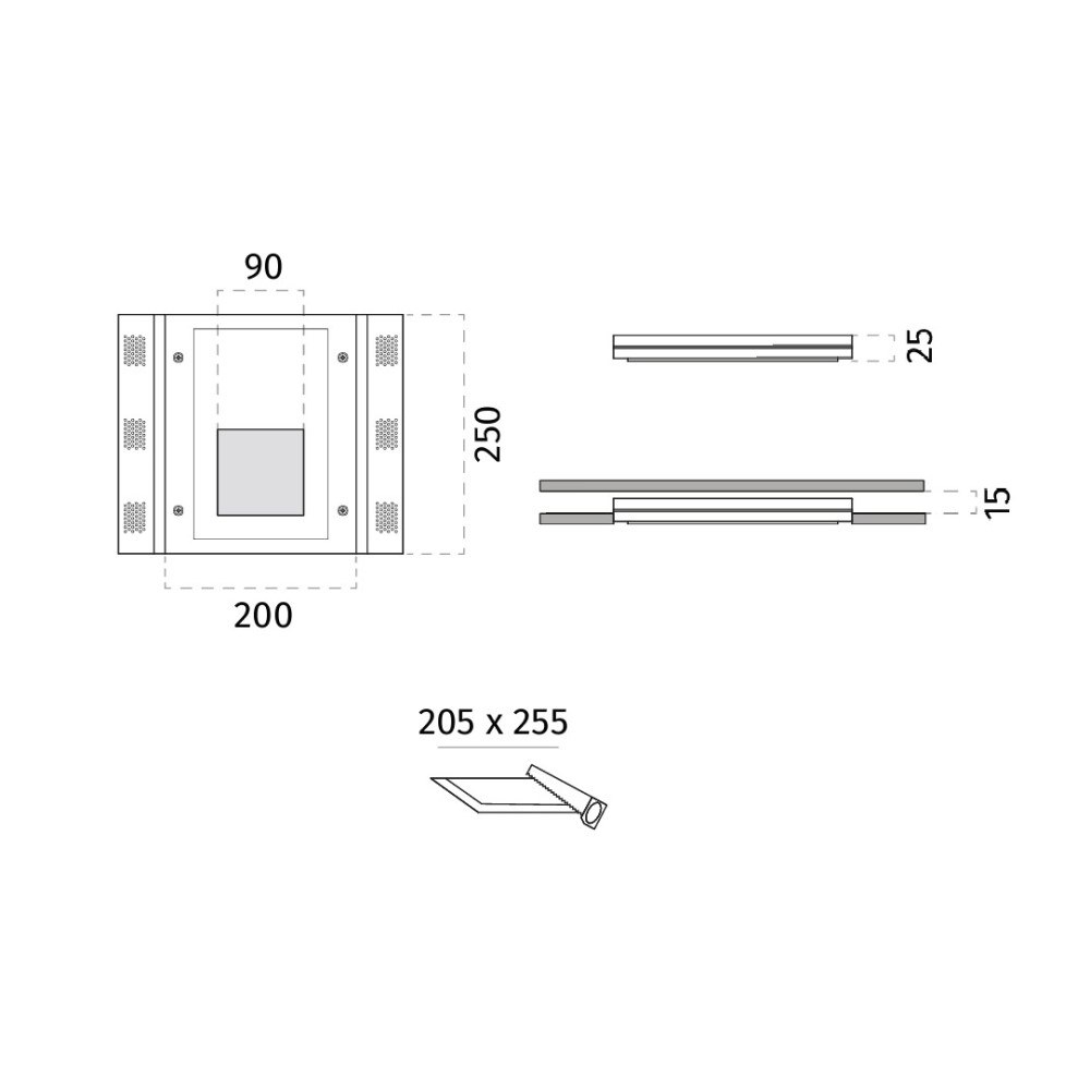 4193B Milli Big Ceiling Recessed Light