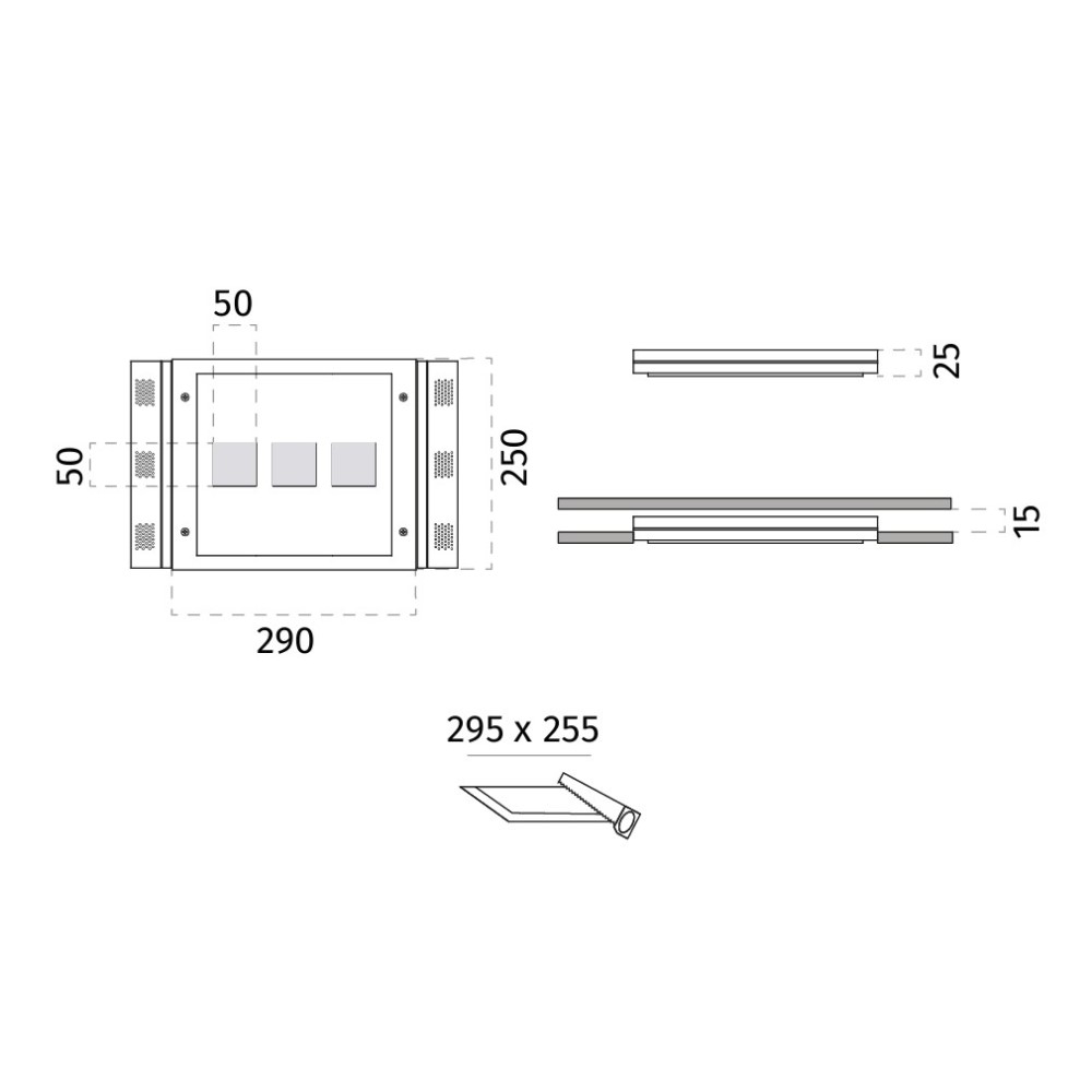 4193G Milli Tris Ceiling Recessed Light