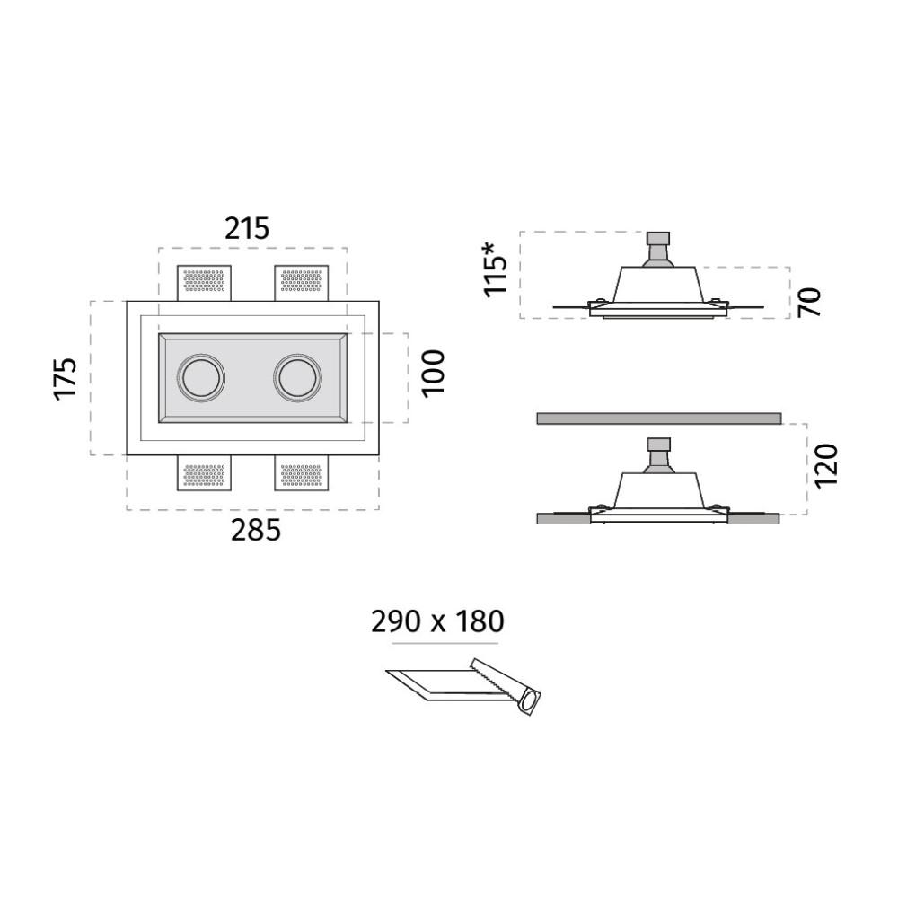 4210 Idra Ceiling Recessed Light