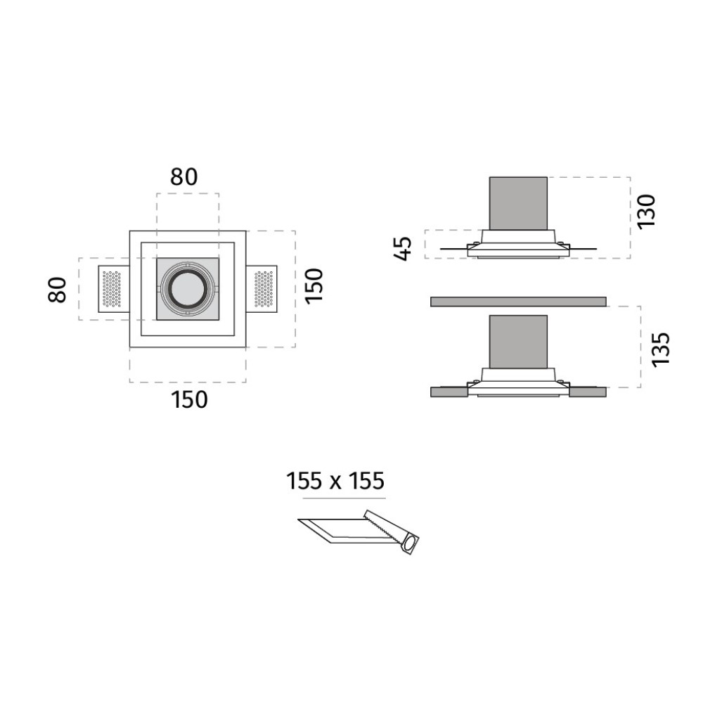 4246A Nuvò Ceiling Recessed Light