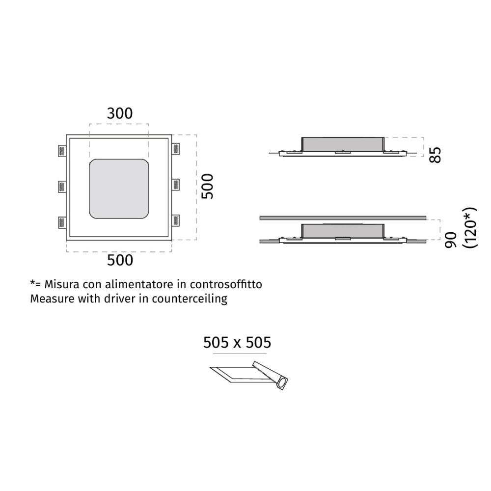 8937A Medea Ceiling Recessed Light