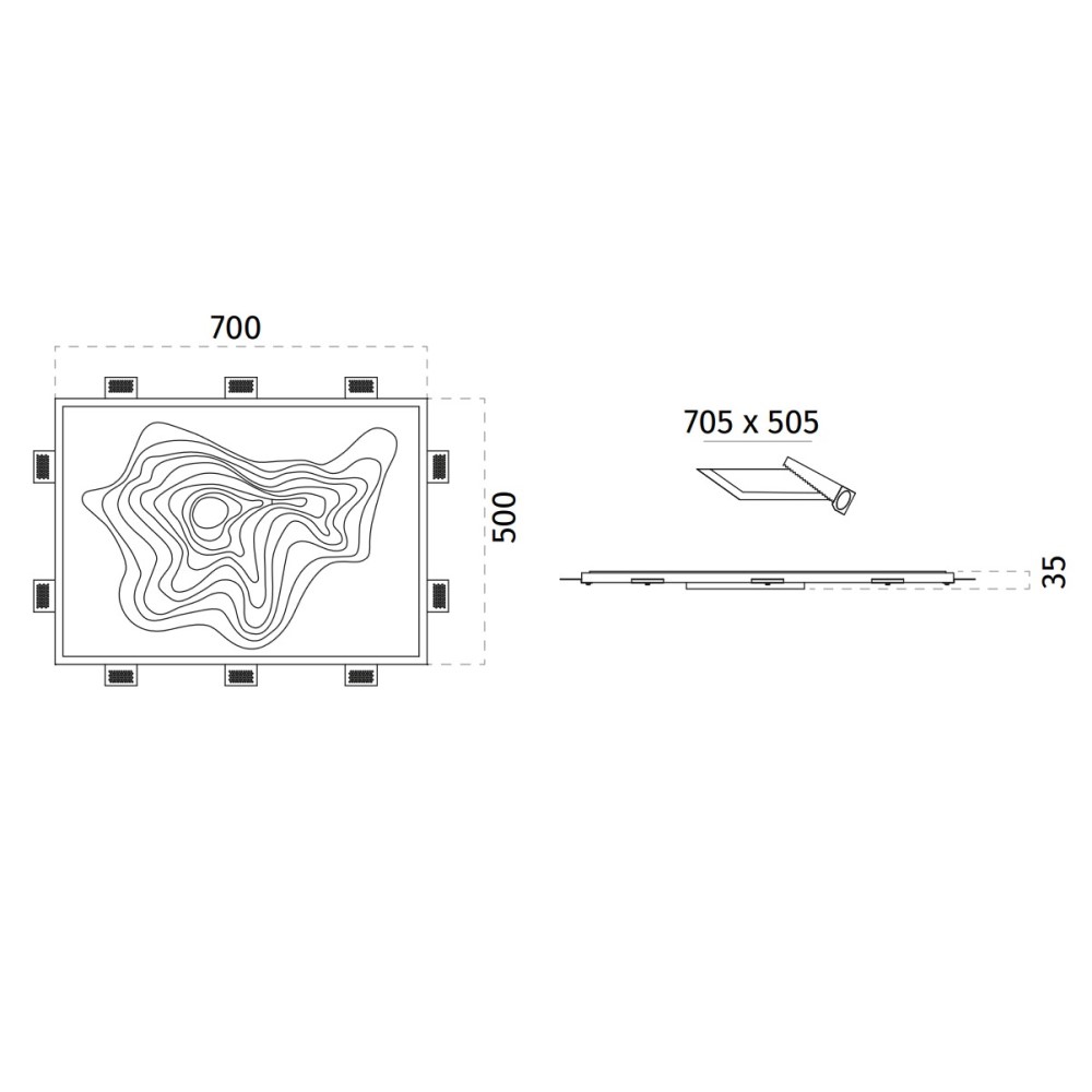 5516R Miniled Cima Ceiling Recessed Light