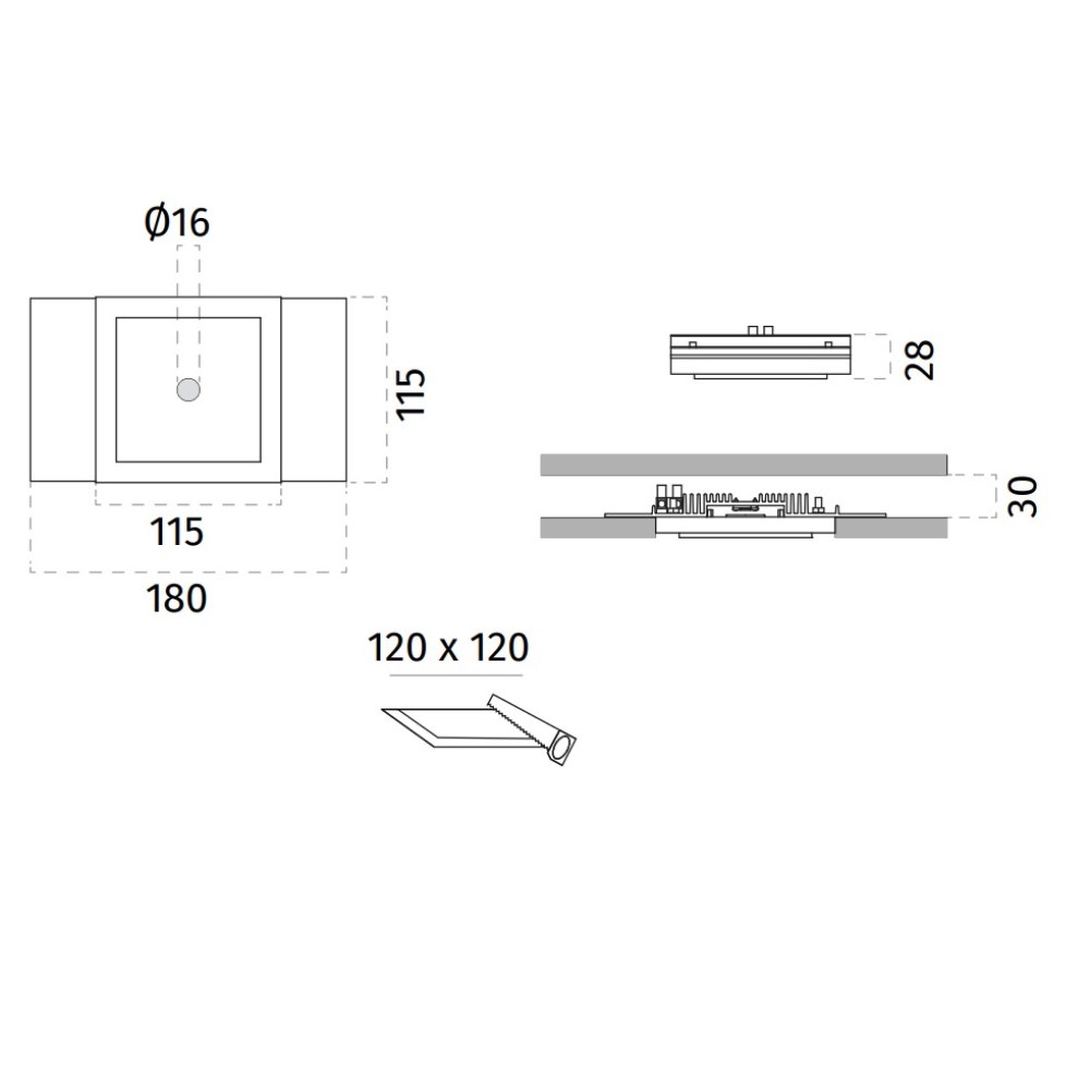 4247R Miniled Ceiling Recessed Light