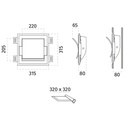 2402F Arcade Wall Recessed Light