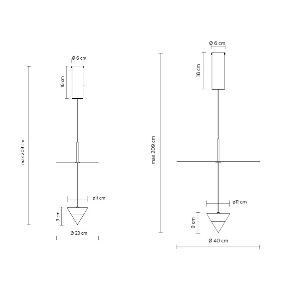 Stralunata Suspension Lamp