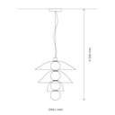 Gems Tall 3 D60 A Suspension Lamp