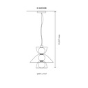 Gems Short 2 D50 B Suspension Lamp