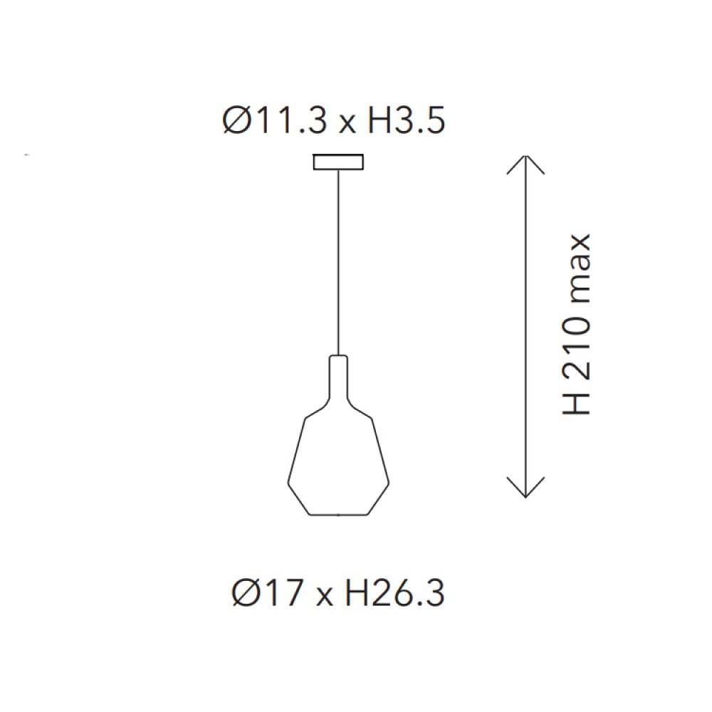 Mom Fatty Suspension Lamp