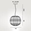 Tartan Suspension Lamp