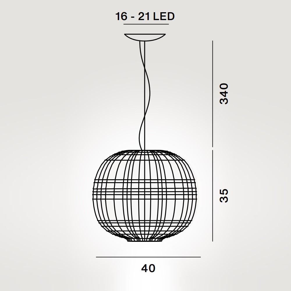 Tartan Suspension Lamp