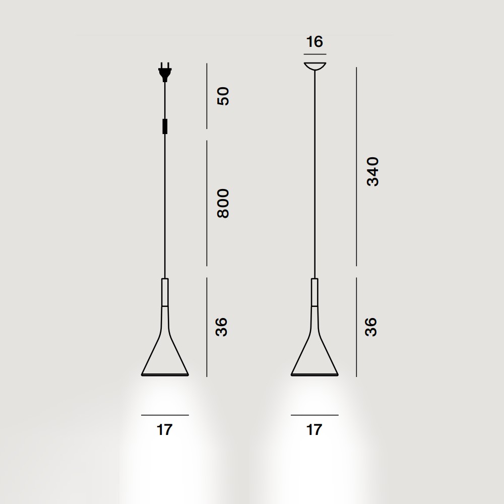 Aplomb Outdoor LED Suspension Lamp