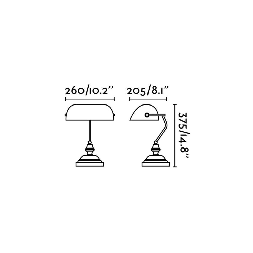 Banker Table Lamp