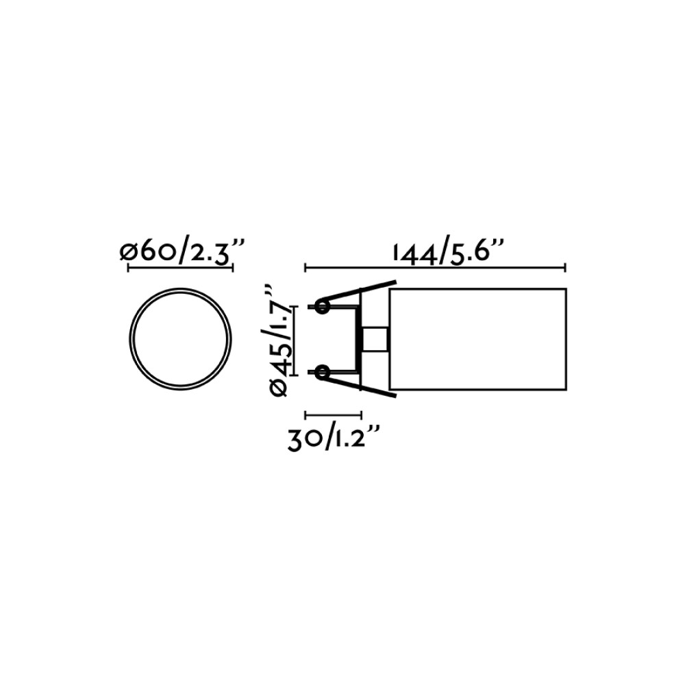 Stan Recessed Wall and Ceiling Light  