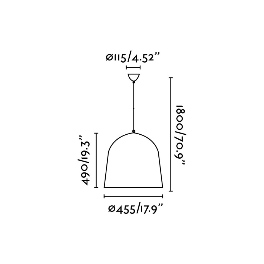 Crater Suspension Lamp