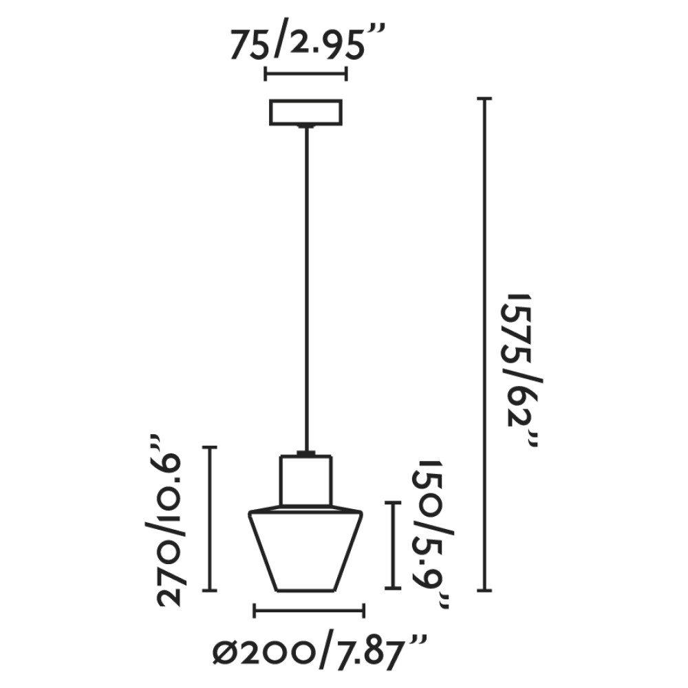 Mistu Outdoor Suspension Lamp