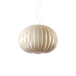 Poppy Suspension Lamp (White Veneer, Small)