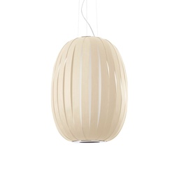 Pod Suspension Lamp (White Veneer)