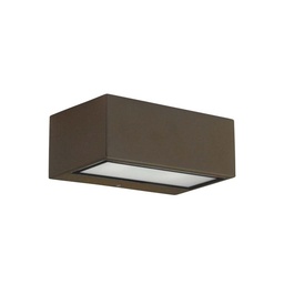 Nemesis E27 Outdoor Wall Light (Dark Brown)