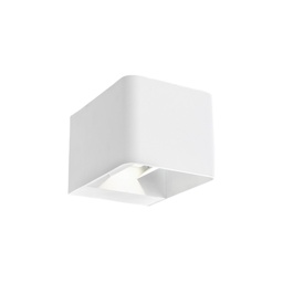 Wilson Square Outdoor Wall Light (White, 3000K - warm white)