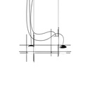 Vistosi Plot Frame Suspension Lamp | lightingonline.eu