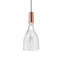 Scintilla Suspension Lamp (Rose Gold, 2700K - warm white, PHASE CUT)