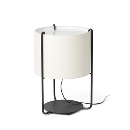 Drum Table Lamp (White)