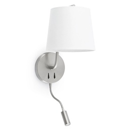 Berni Wall Light (Nickel - White)