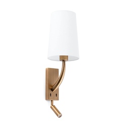 Rem Wall Light (Old gold - White)