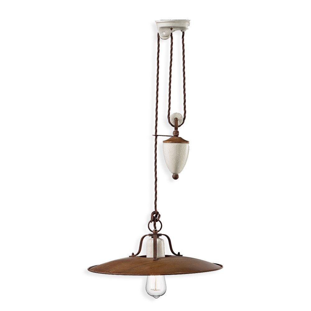 Ferroluce Grunge Suspension Lamp | lightingonline.eu